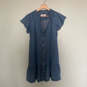 Loft chambray dress / size 0